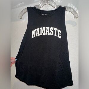 Spiritual Gangster Namaste Black Tank Top